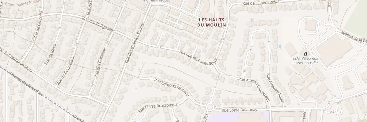 Plan du 32 Av du Palais Royal à Villepreux