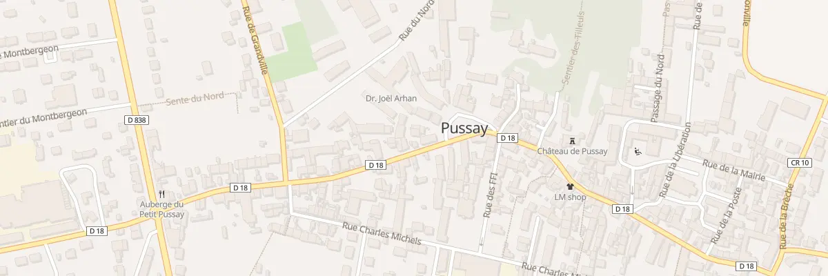 Plan du 56 Rue Etienne Laurent à Pussay