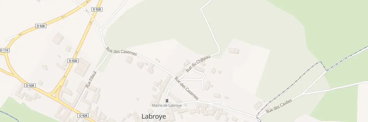Plan du 3 Rue du Château à Labroye
