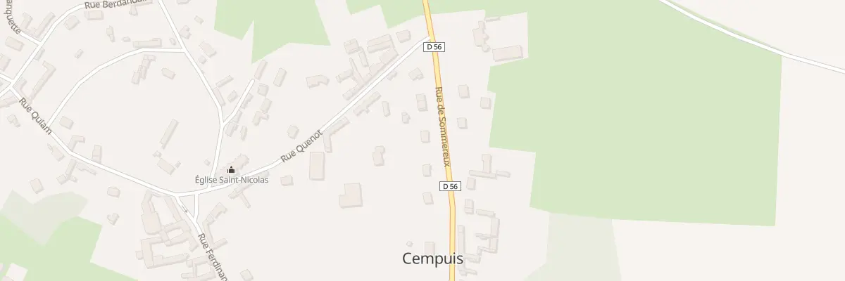 Plan du 9 Rue de Sommereux à Cempuis
