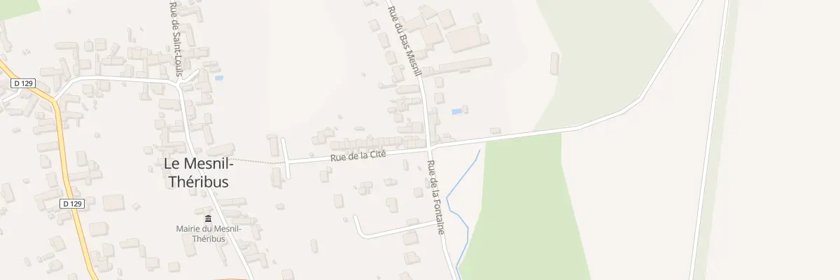Plan du 1 Rue de la Cité au Mesnil-Théribus