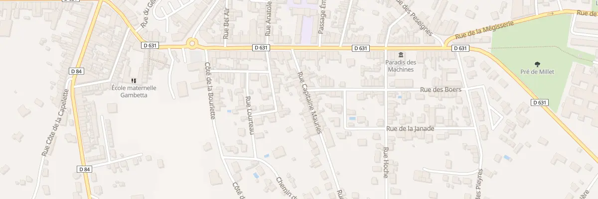 Plan du 14 Rue Capitaine Mauriès à Graulhet