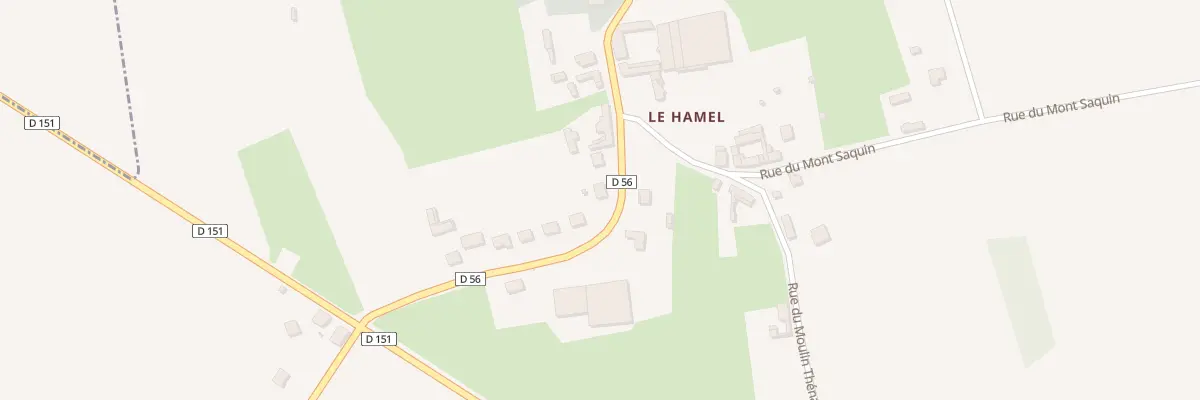 Plan du 542 Rue Notre Dame du Hamel au Hamel