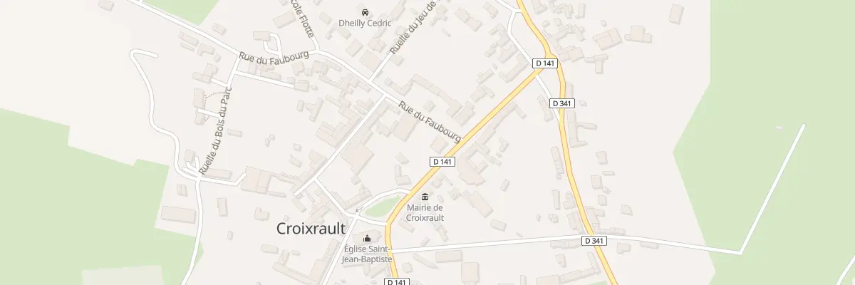 Plan du 3 Rue de l’Eglise à Croixrault