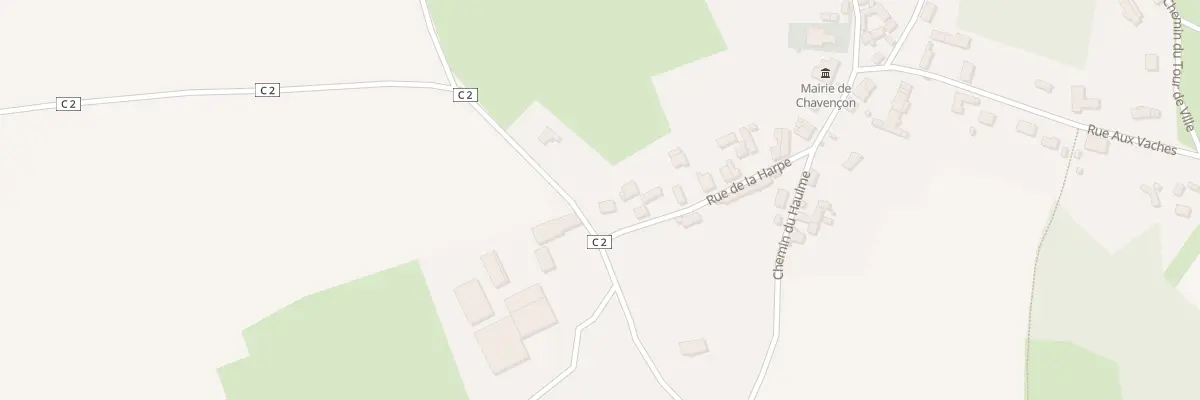Plan du 22 Rue de la Harpe à Chavençon