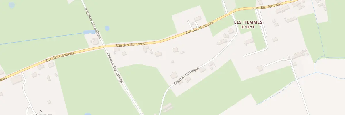 Plan du 1166 Rue des Hemmes d’Oye à Oye-Plage