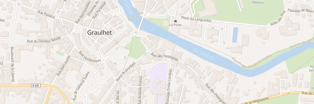 Plan du 5 Rue des Peseignes à Graulhet