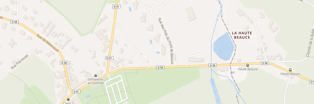 Plan du 1 Rue des Pres du Pont de Beauce à Dampierre-en-Yvelines