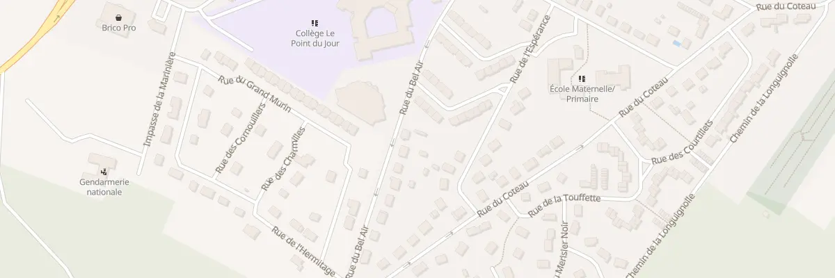 Plan du 211 Rue du Bel-Air à Auneuil