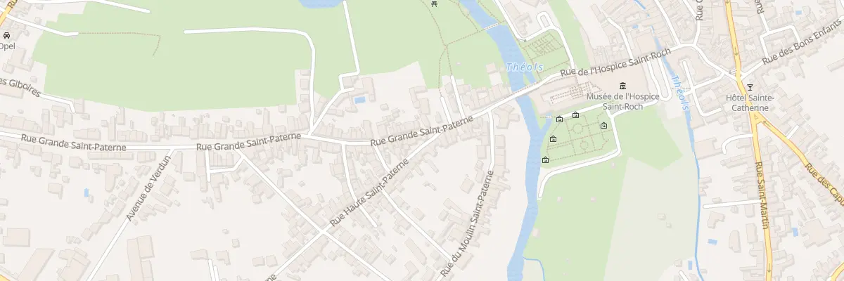 Plan du 2B Rue Haute Saint-Paterne à Issoudun