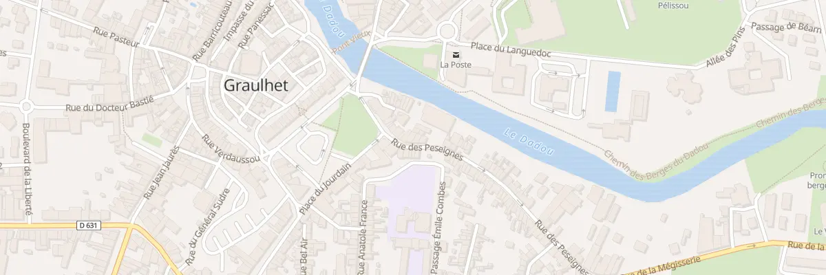 Plan du 7 Rue des Peseignes à Graulhet