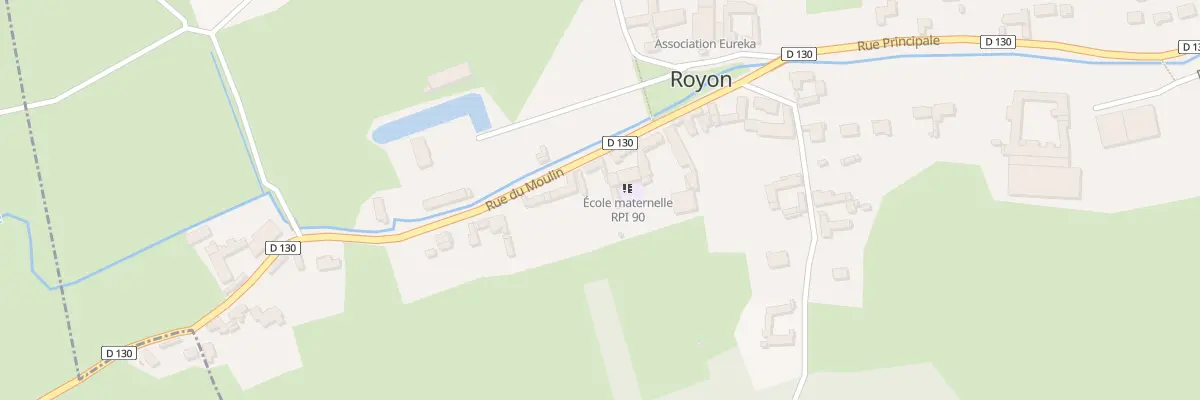 Plan du 19 Rue du Moulin à Royon
