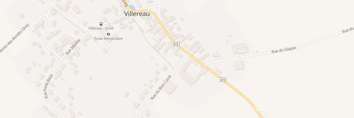Plan du 3 Rue du Bourg à Villereau