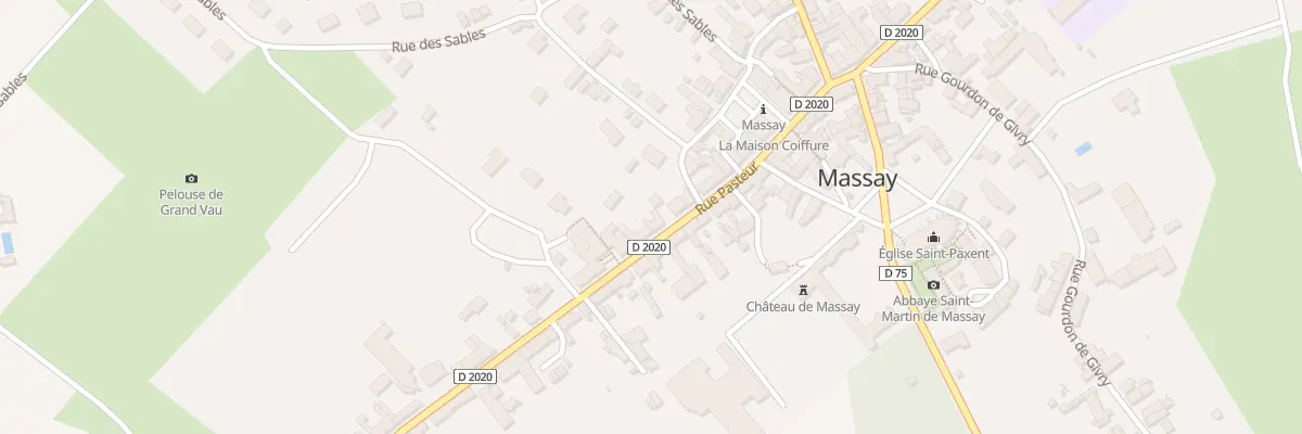 Plan du 30 Rue Pasteur à Massay