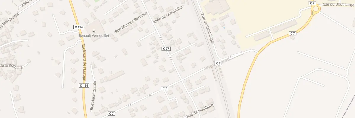 Plan du 6 Rue Maurice Berteaux à Vernouillet