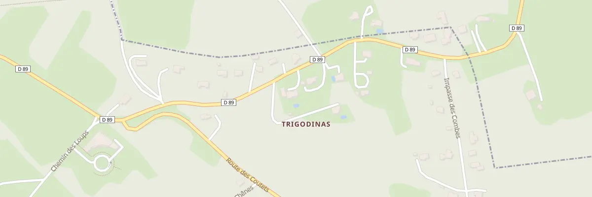 Plan du 5213C Trigodinas à La Rouquette