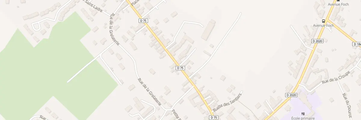Plan du 44 Rue de la Gare à Massay