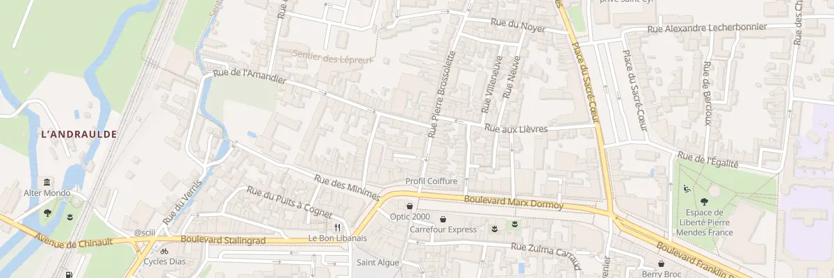 Plan du 5 Rue Pierre Brossolette à Issoudun