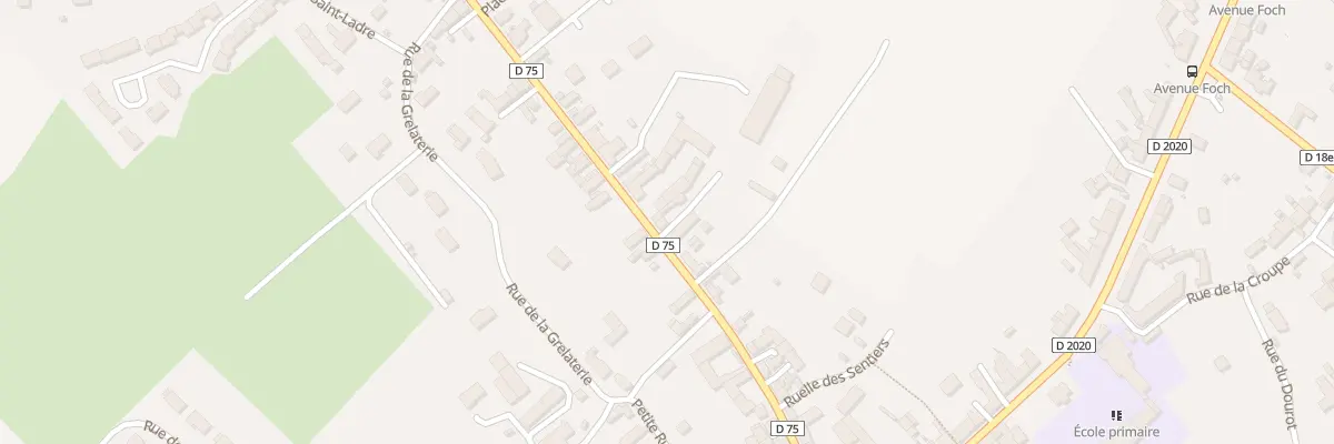 Plan du 42 Rue de la Gare à Massay