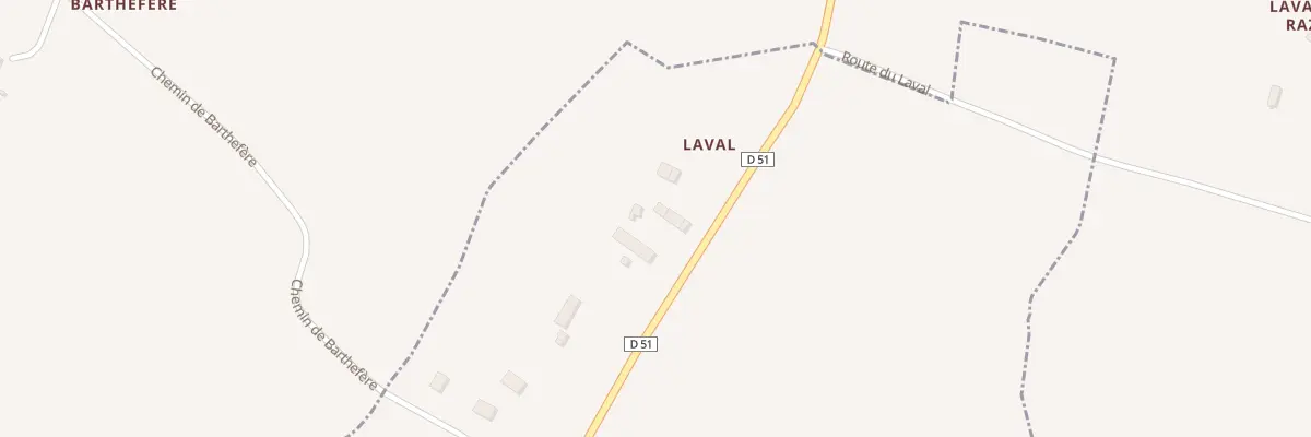 Plan du 5110 Laval à Poudis