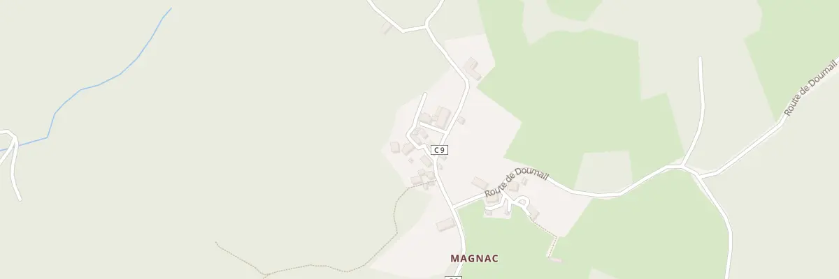 Plan du 5095 Magnac à Saint-Martin-la-Méanne