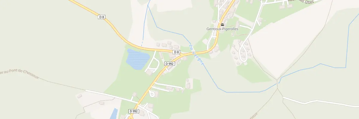 Plan du 3 Rte de Limoges à Gentioux-Pigerolles