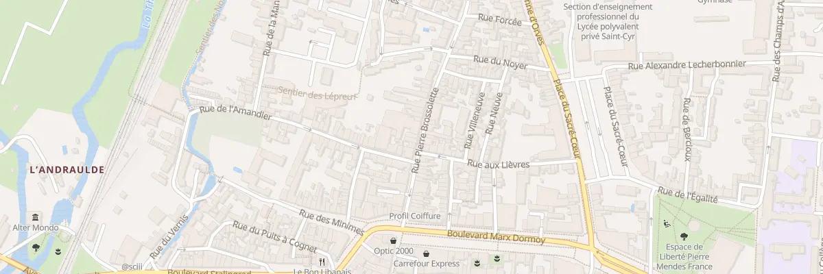 Plan du 19 Rue Pierre Brossolette à Issoudun