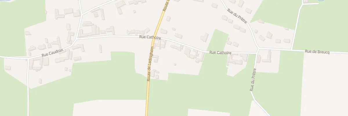 Plan du 11 Rue Cathoire à Bléquin