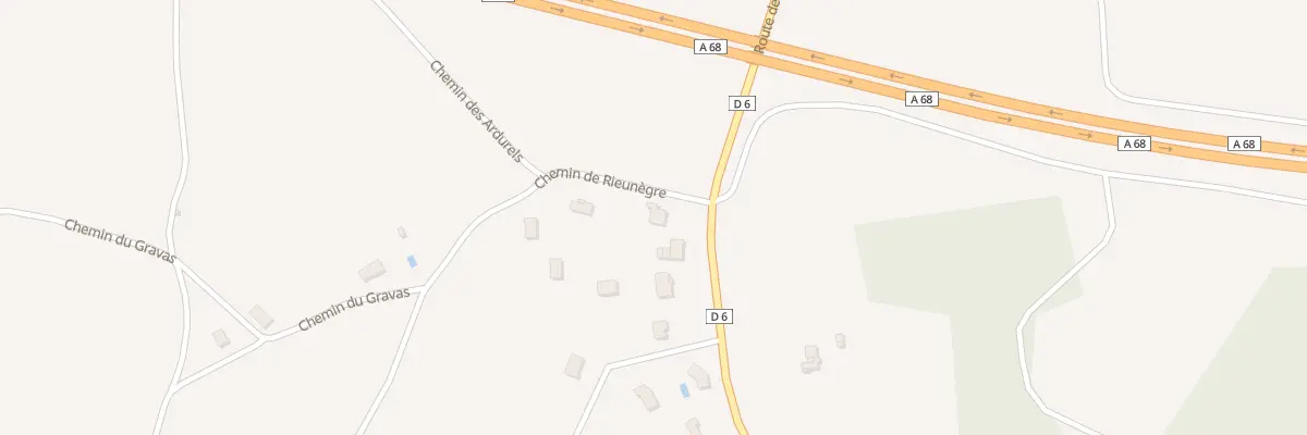 Plan du 88 Rte de Cadalen à Lagrave