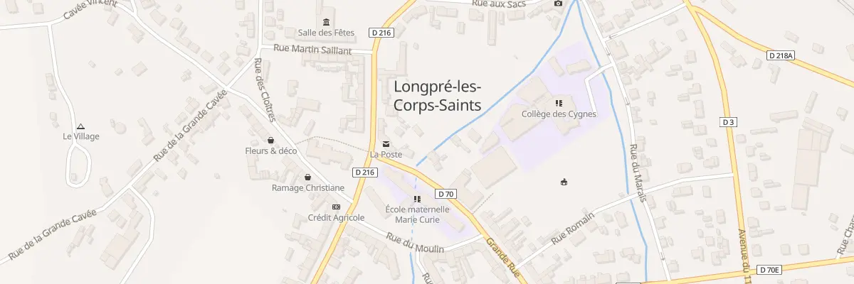 Plan du 5 Rue Grande Rue à Longpré-les-Corps-Saints