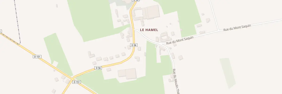 Plan du 528 Rue Notre Dame du Hamel au Hamel