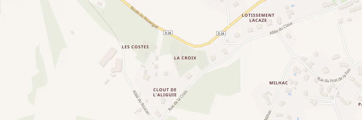 Plan du 5117 La Croix à Toulonjac