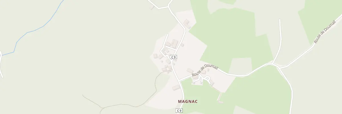 Plan du 5097 Magnac à Saint-Martin-la-Méanne