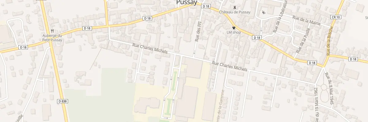 Plan du 4 Rue du Parc à Pussay