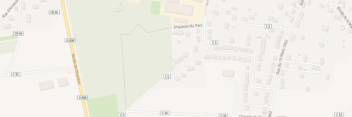 Plan du 34 Che de la Garenne à Pussay