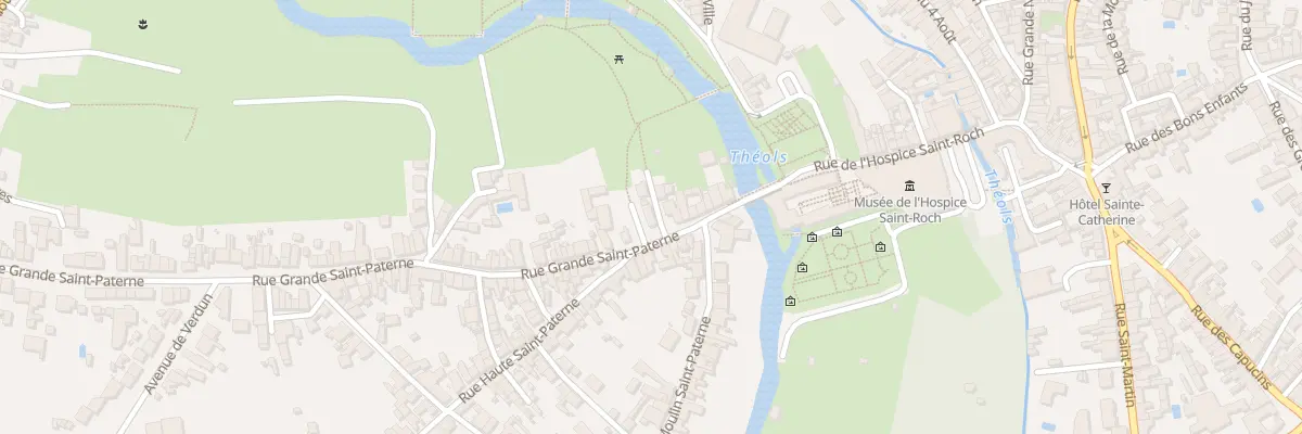 Plan du 18 Rue Grande Saint-Paterne à Issoudun