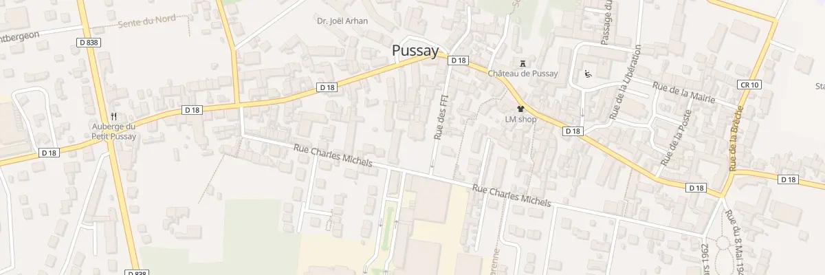Plan du 10 Rue des Ffi à Pussay