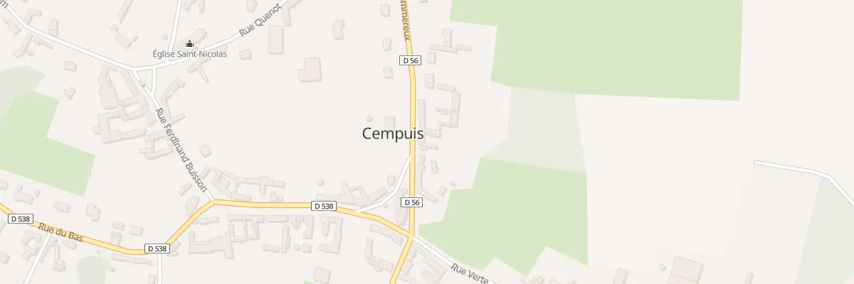 Plan du 6 Rue de Sommereux à Cempuis