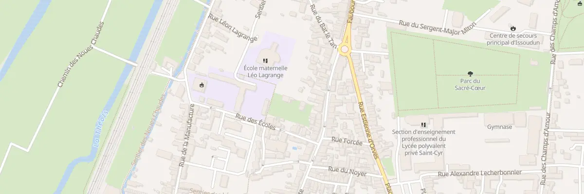 Plan du 71 Rue Pierre Brossolette à Issoudun