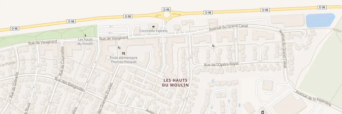 Plan du 1 Rue du Jeu de Paume à Villepreux