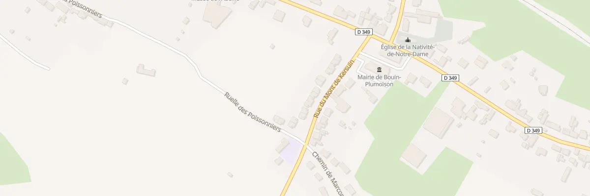 Plan du 150 Rue du Mont de Kersuing à Bouin-Plumoison