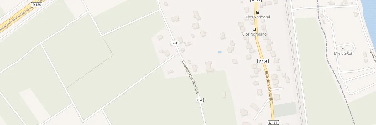Plan du 12 Che des Poiriers à Médan