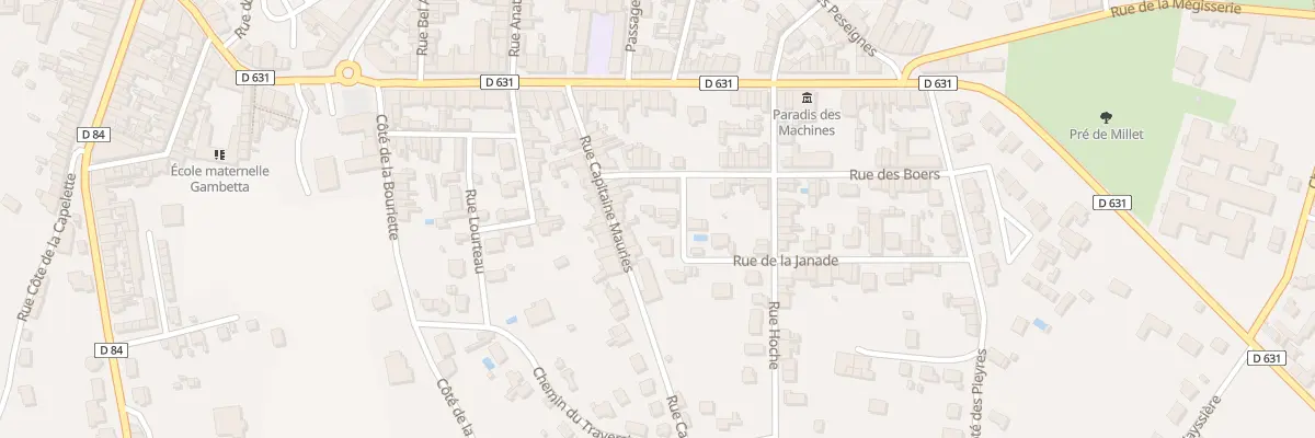Plan du 14 Rue des Boers à Graulhet