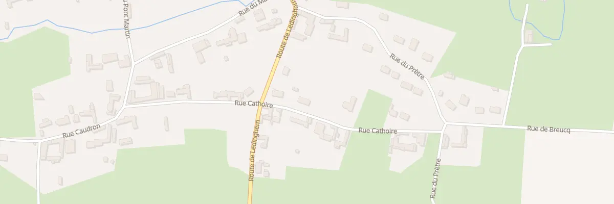 Plan du 4 Rue Cathoire à Bléquin