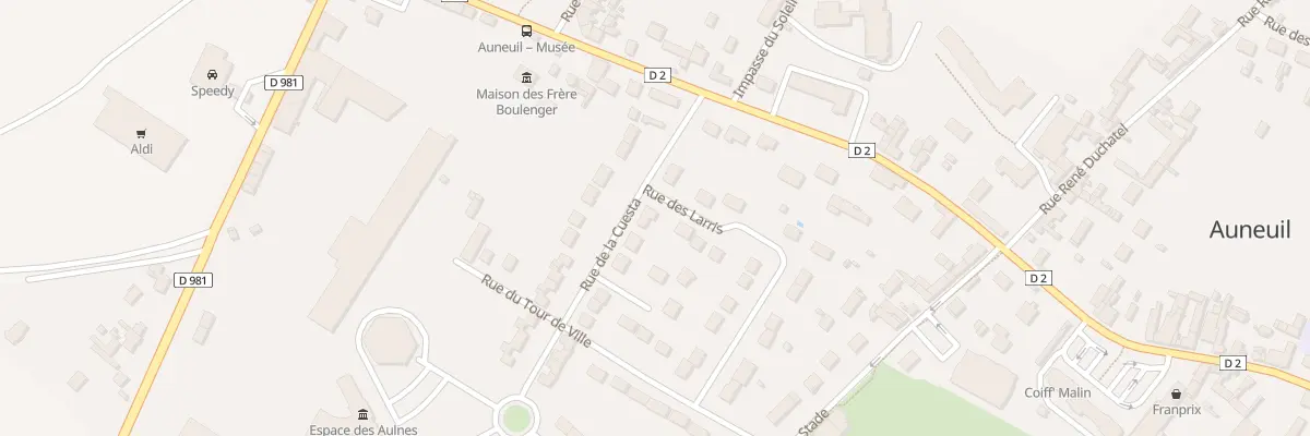 Plan du 101 Rue de la Cuesta à Auneuil