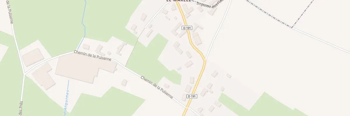 Plan du 1B Pl du Warlez à Alquines