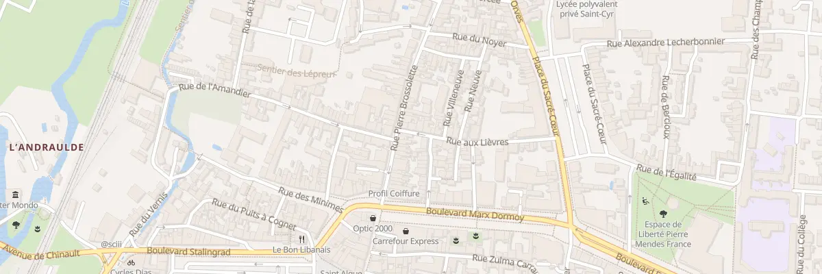 Plan du 28 Rue Pierre Brossolette à Issoudun