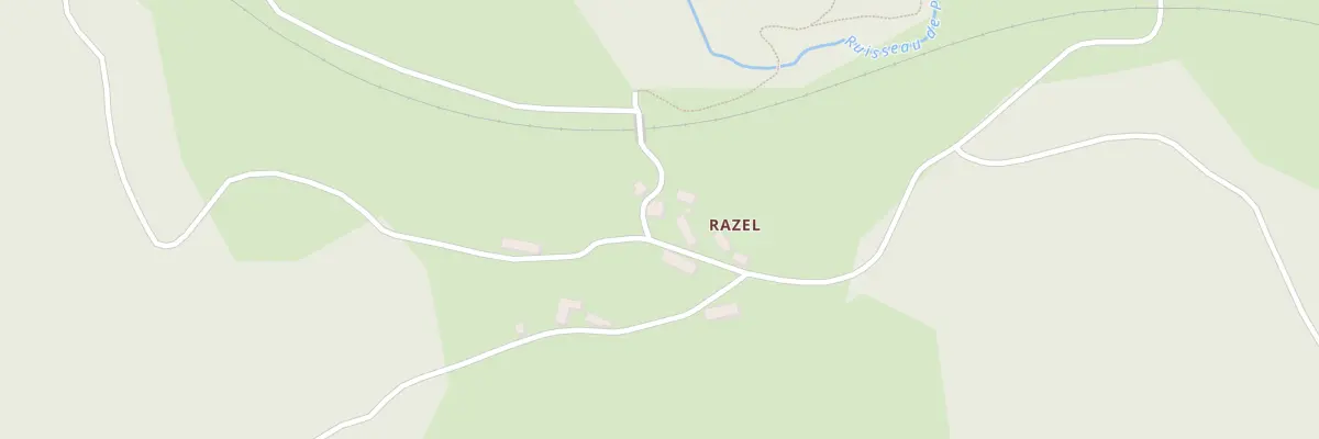 Plan du 147A Razel à Pérols-sur-Vézère