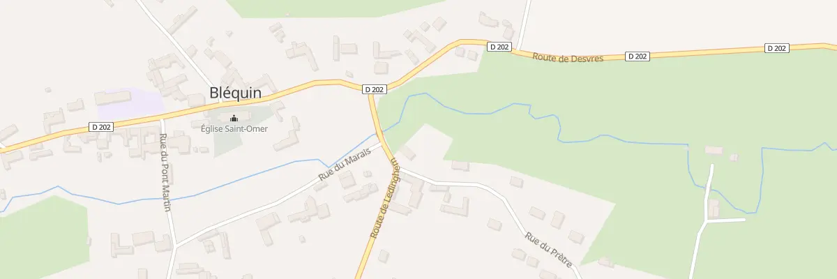 Plan du 1 Rue du Prètre à Bléquin