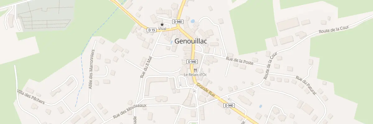 Plan du 24 Grande Rue à Genouillac